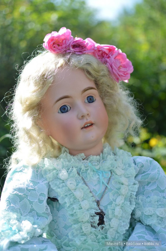 Хорошая девочка, антикварная кукла Молли от Kestner