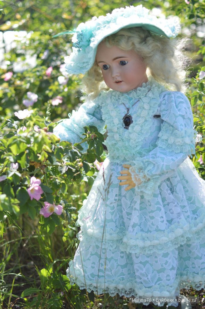 Хорошая девочка, антикварная кукла Молли от Kestner