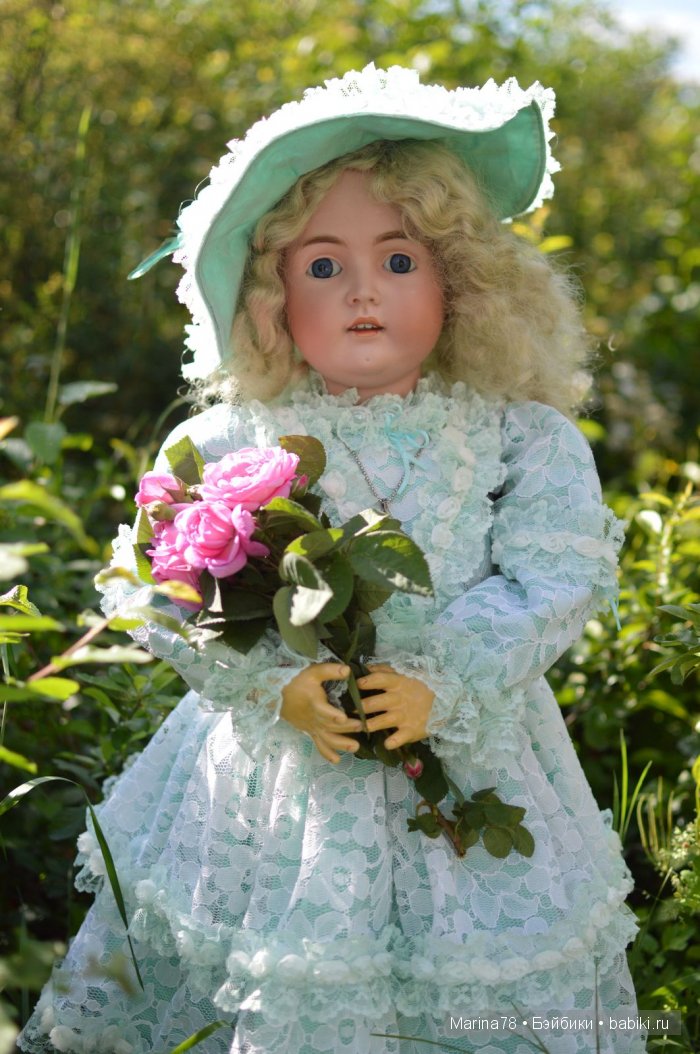 Хорошая девочка, антикварная кукла Молли от Kestner