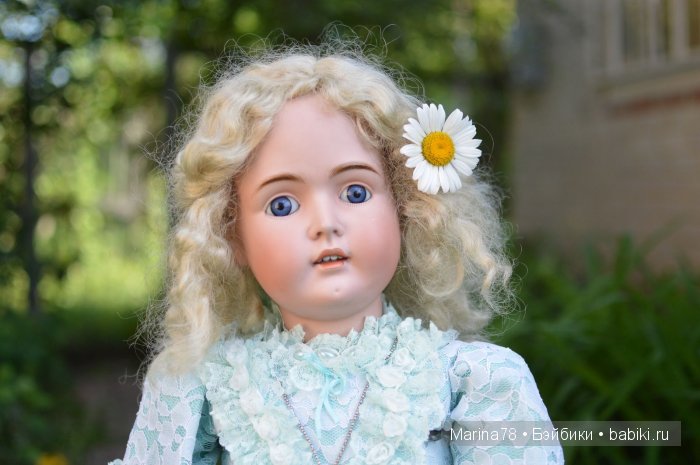 Хорошая девочка, антикварная кукла Молли от Kestner
