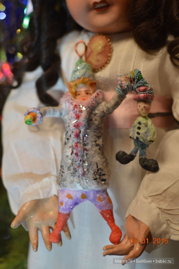 Старинная кукла Unis - Красавица Дафна и Рождество | Бэйбики Старинная кукла Unis - Красавица Дафна и Рождество