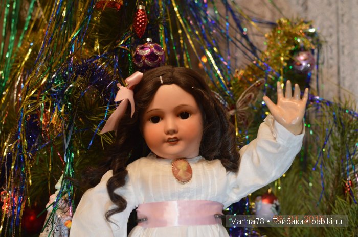 Старинная кукла Unis - Красавица Дафна и Рождество | Бэйбики Старинная кукла Unis - Красавица Дафна и Рождество