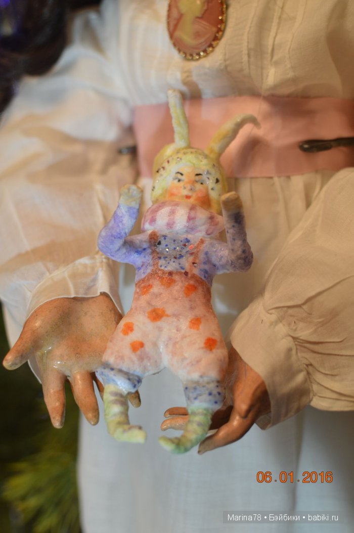 Старинная кукла Unis - Красавица Дафна и Рождество | Бэйбики Старинная кукла Unis - Красавица Дафна и Рождество