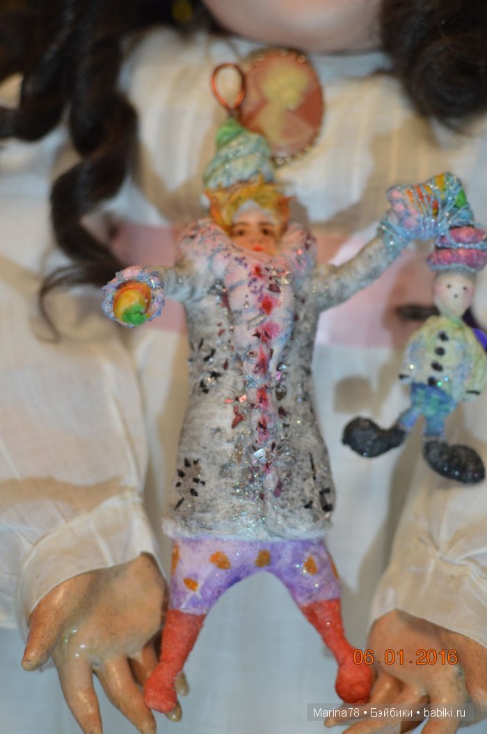 Старинная кукла Unis - Красавица Дафна и Рождество | Бэйбики Старинная кукла Unis - Красавица Дафна и Рождество