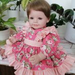 Платье и штанишки на Адору 50см.