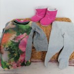 Фирменный  аутфит и платья для готц 50см.