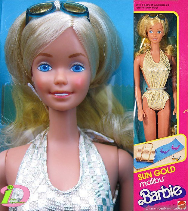 Sun Gold Malibu Barbie Mattel, 1983.