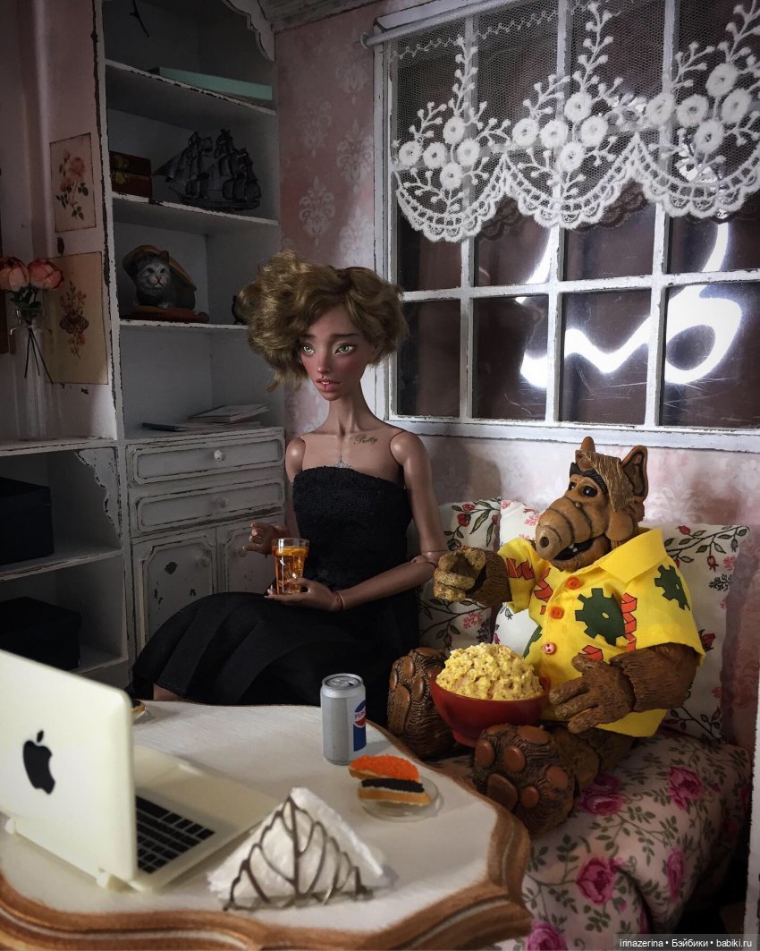 Альф и Эмбер.Вечернее TV — Искусство авторской куклы: реализм (фото 2)