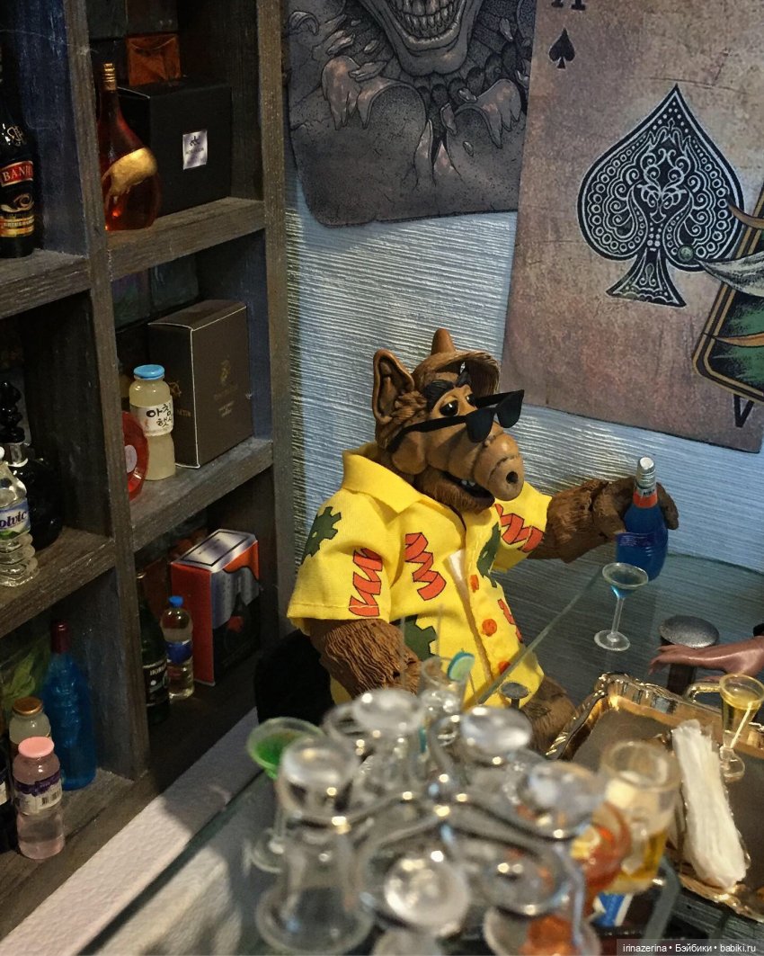 Бар " Гадкий Альф" — Румбоксы и кукольные интерьеры: фото (фото 3)