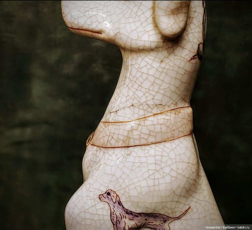 Винтажная фарфоровая собачка. Опознана (фото 7)