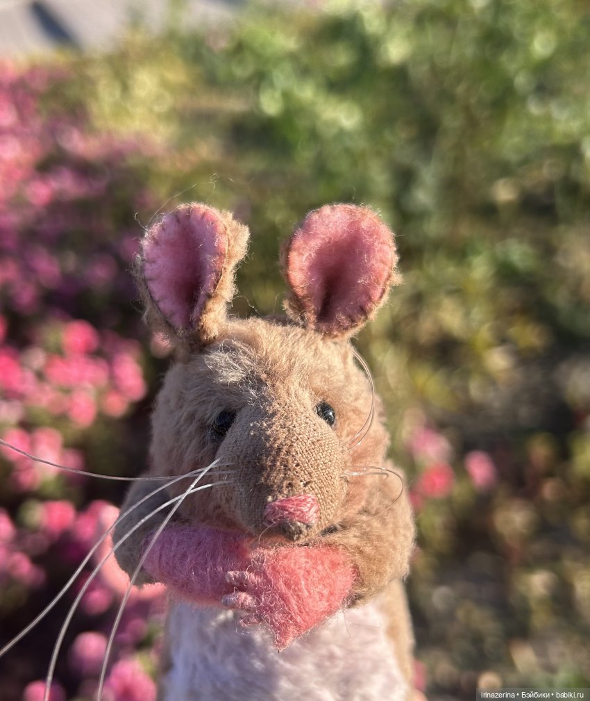 Розовая осень — Авторские мишки Тедди и друзья: фото (фото 6)