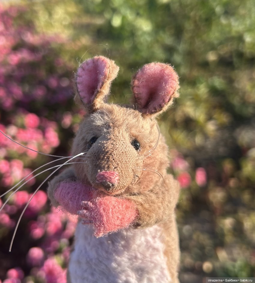 Розовая осень — Авторские мишки Тедди и друзья: фото (фото 5)