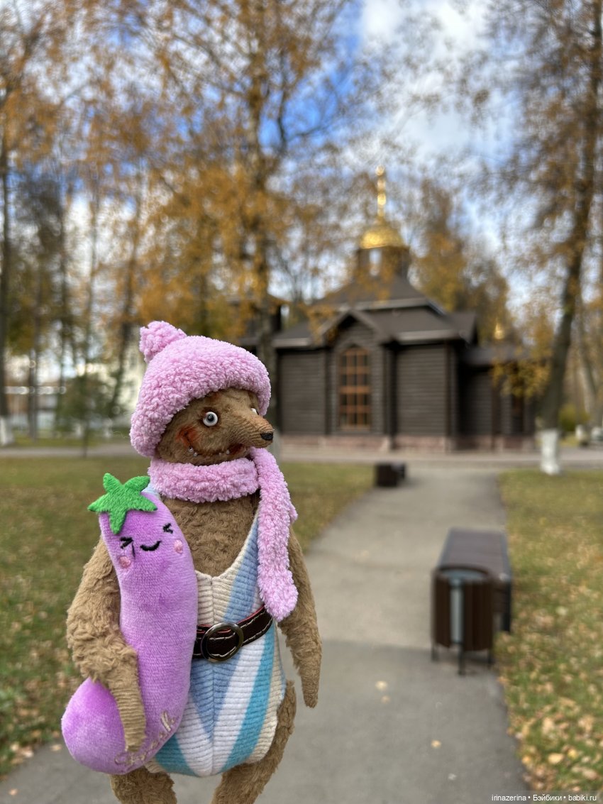 Мих-Мух утеплился — Авторские мишки Тедди и друзья: фото (фото 5)