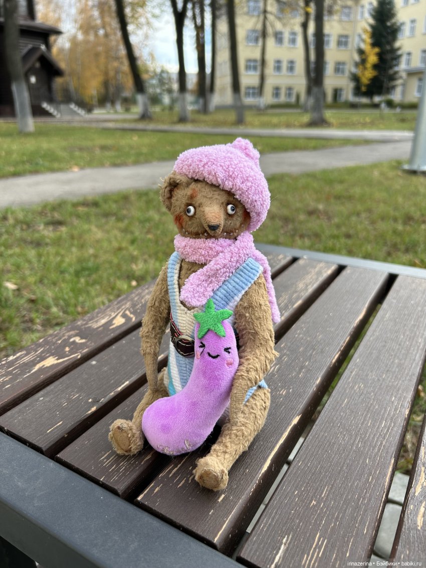 Мих-Мух утеплился — Авторские мишки Тедди и друзья: фото (фото 8)
