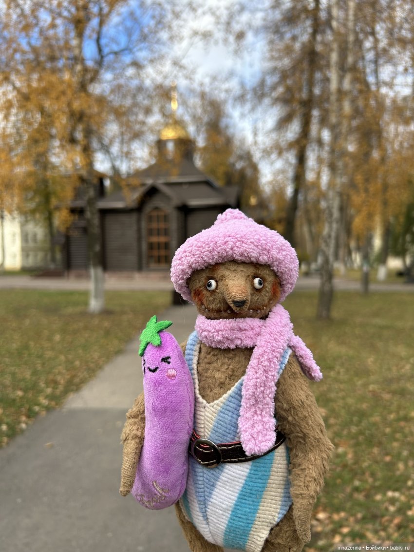 Мих-Мух утеплился — Авторские мишки Тедди и друзья: фото (фото 4)