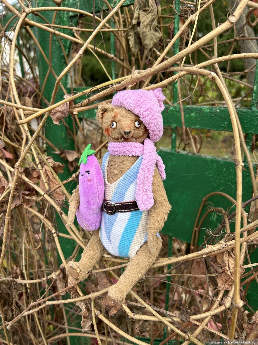 Мих-Мух утеплился — Авторские мишки Тедди и друзья: фото (фото 3)