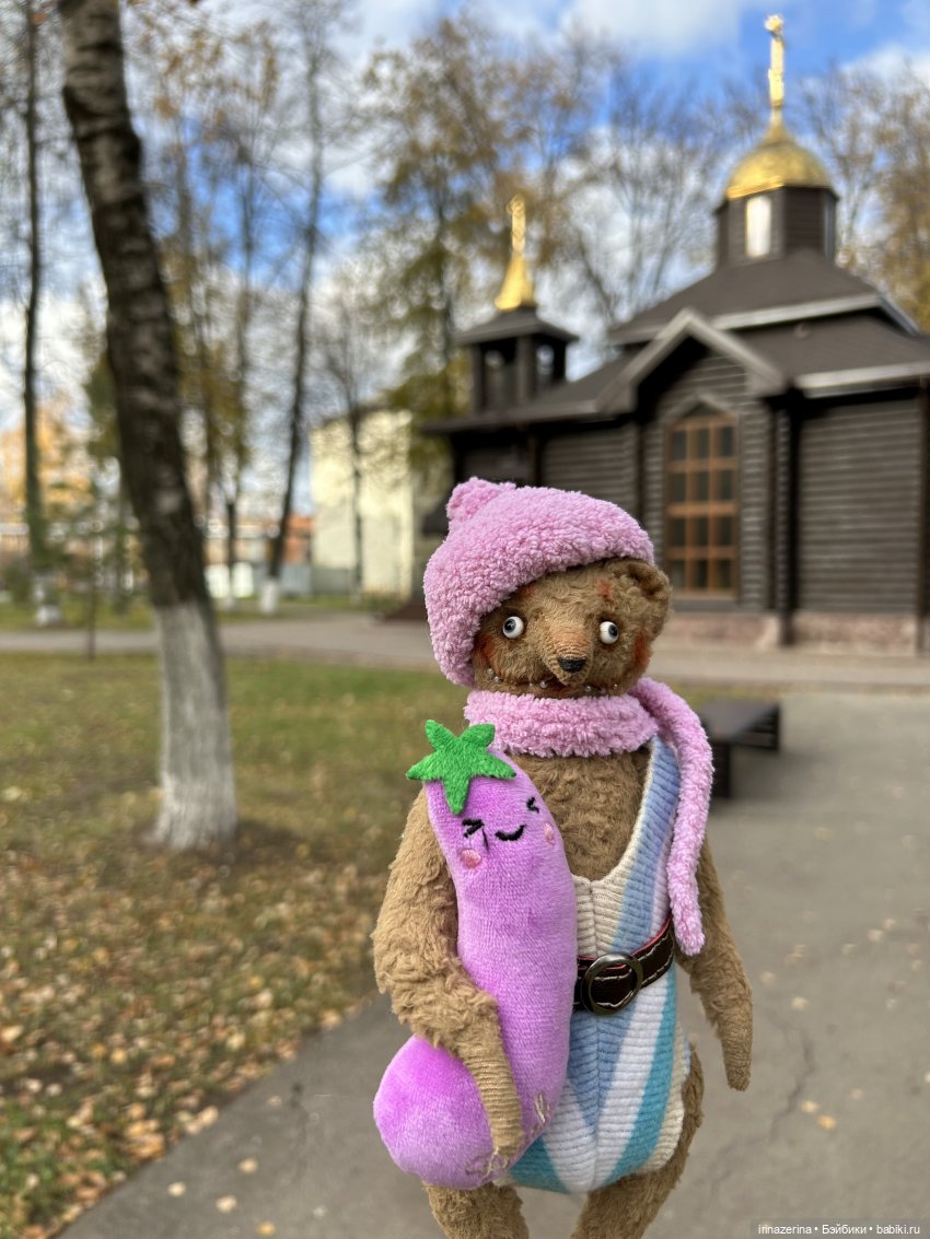 Мих-Мух утеплился — Авторские мишки Тедди и друзья: фото (фото 6)