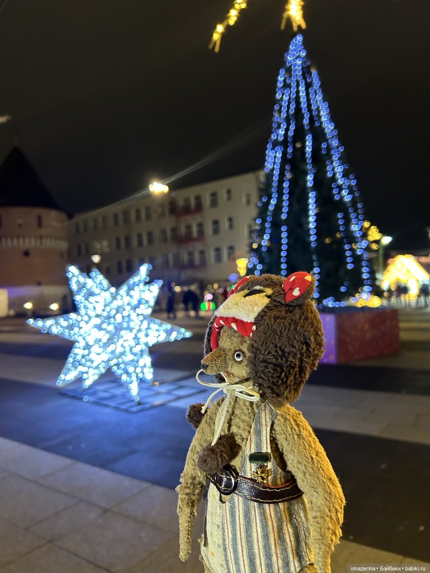 Мих Мух и Ёлка — Авторские мишки Тедди и друзья: фото (фото 7)