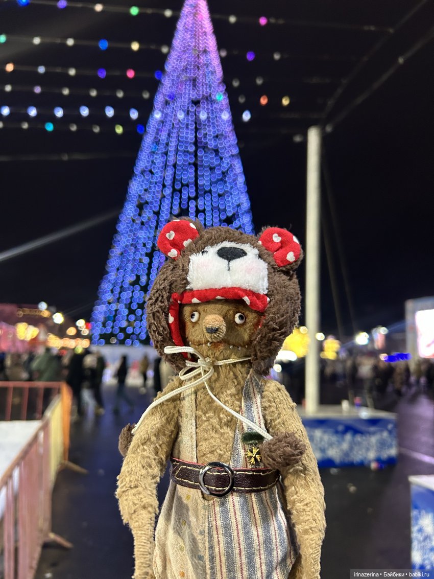 Мих Мух и Ёлка — Авторские мишки Тедди и друзья: фото