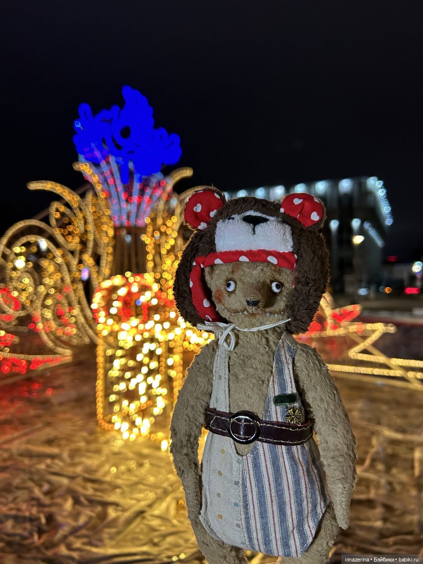 Мих Мух и Ёлка — Авторские мишки Тедди и друзья: фото (фото 9)