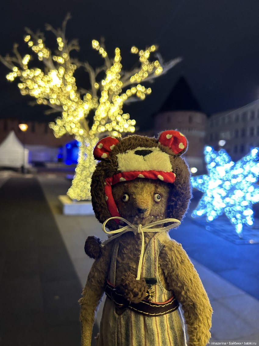 Мих Мух и Ёлка — Авторские мишки Тедди и друзья: фото (фото 5)