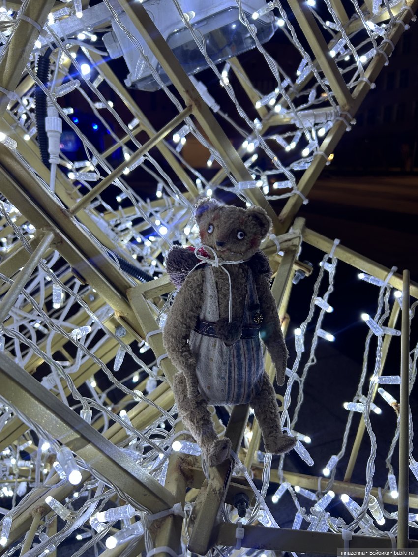 Мих Мух и Ёлка — Авторские мишки Тедди и друзья: фото (фото 8)