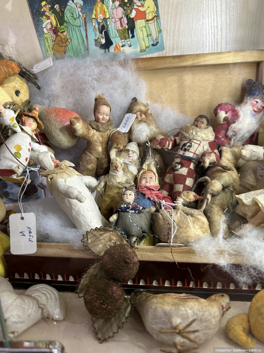 Елочные игрушки антикварные и СССР