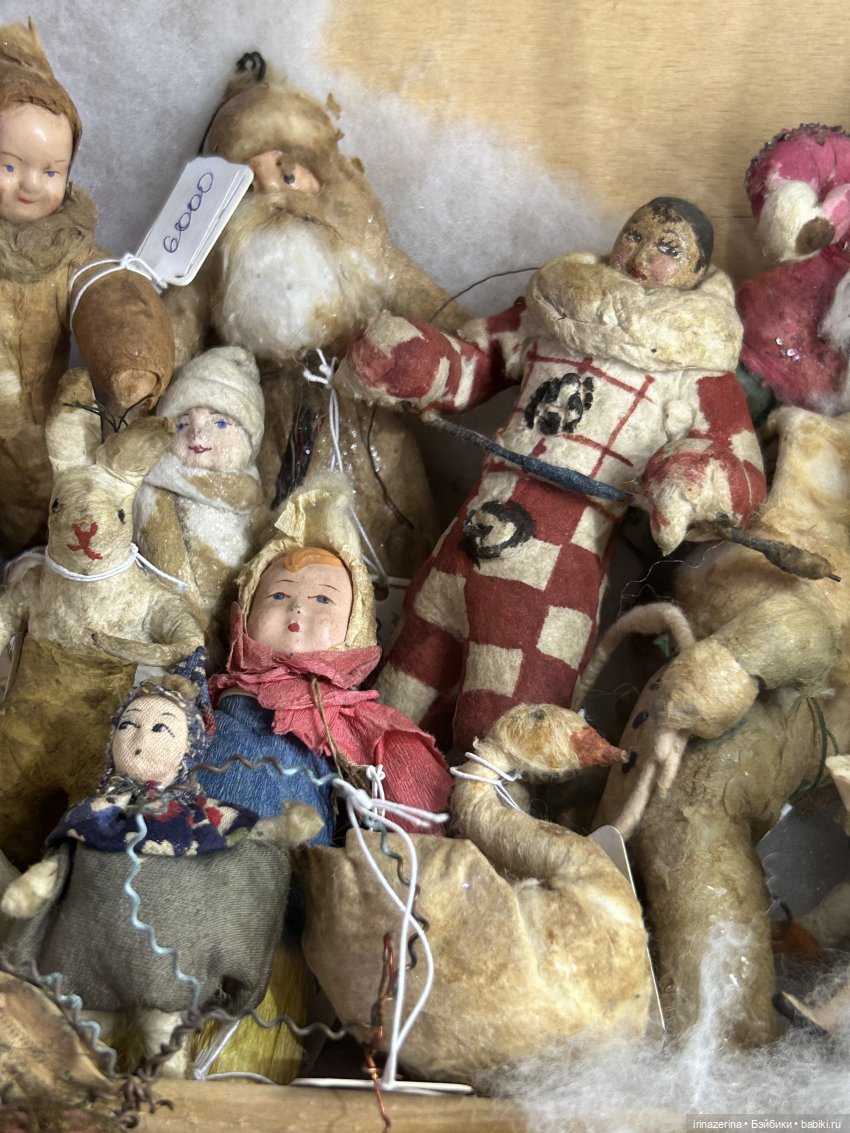 Елочные игрушки антикварные и СССР