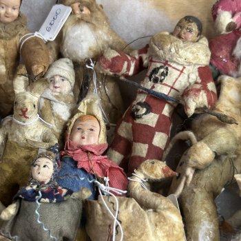 Елочные игрушки антикварные и СССР