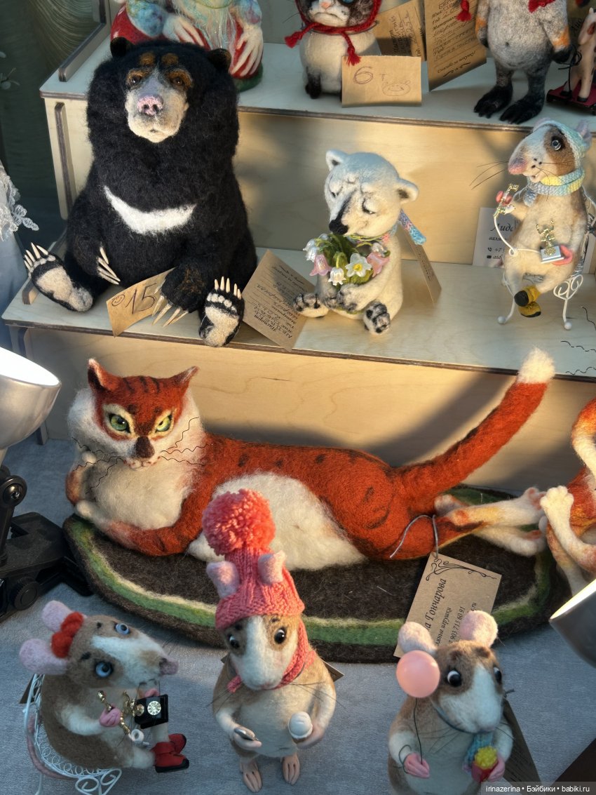 Авторские звери и куклы в Гостинном дворе 2025