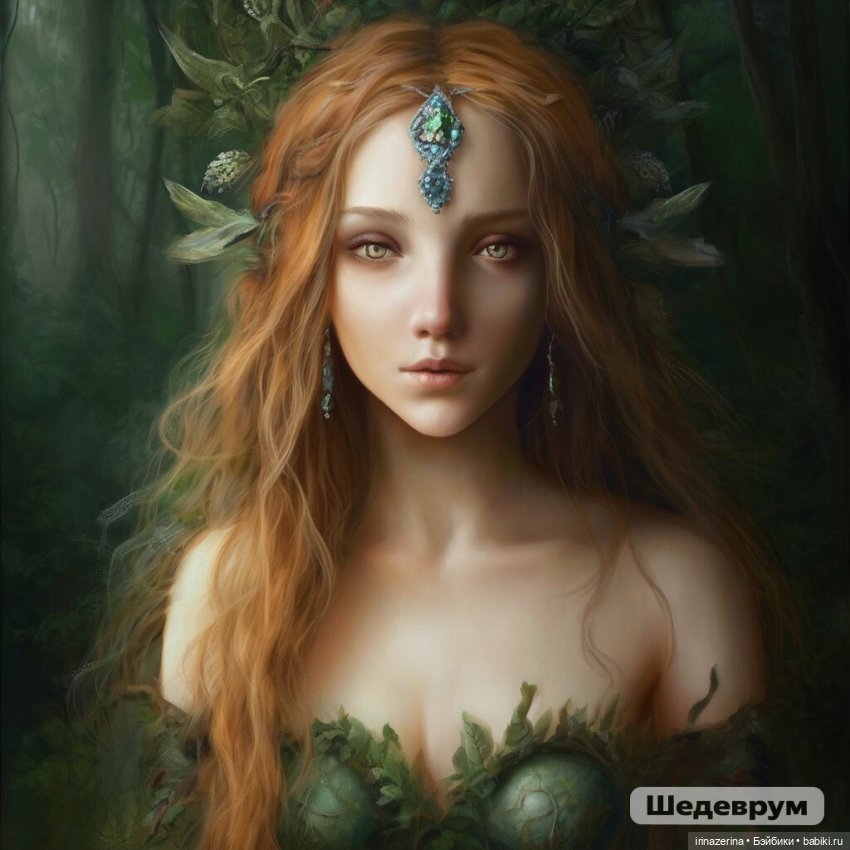 Фантазия Шедевриума на тему Лесная нимфа