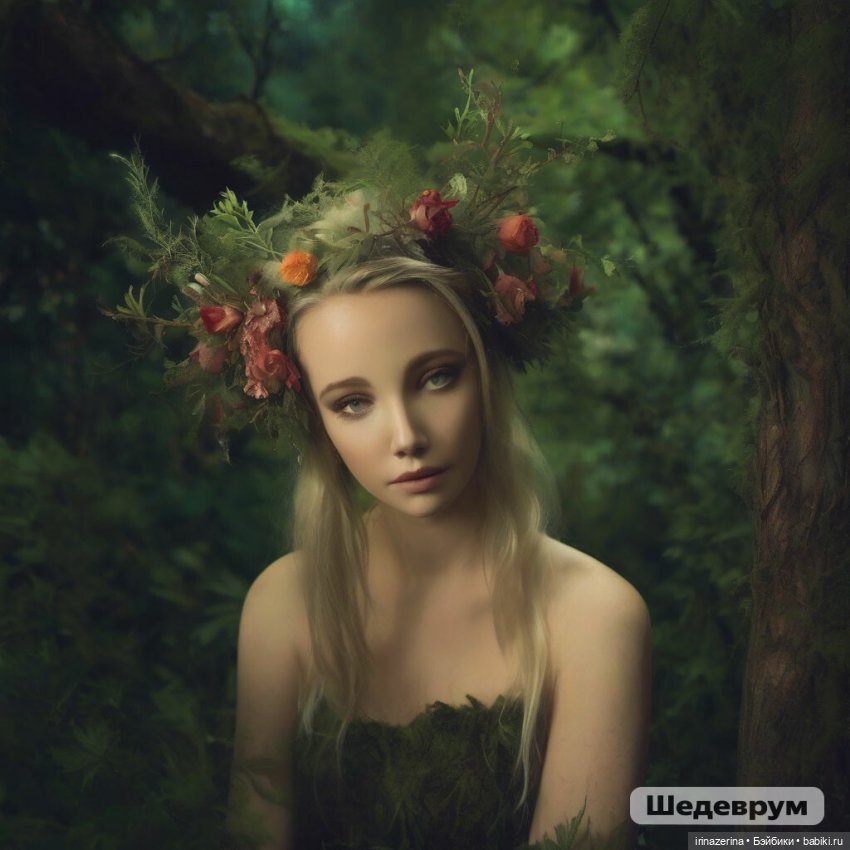 Фантазия Шедевриума на тему Лесная нимфа (фото 10)