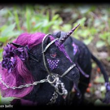 Волшебный готический единорог