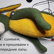 Мастер-класс мягкая игрушка заяц Zlata's fantasy dolls Часть 4,5