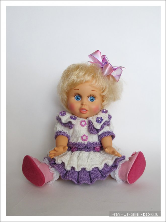 Вязалочки на кукол Galoob baby Face 3 Прощание с летом (фото 2)