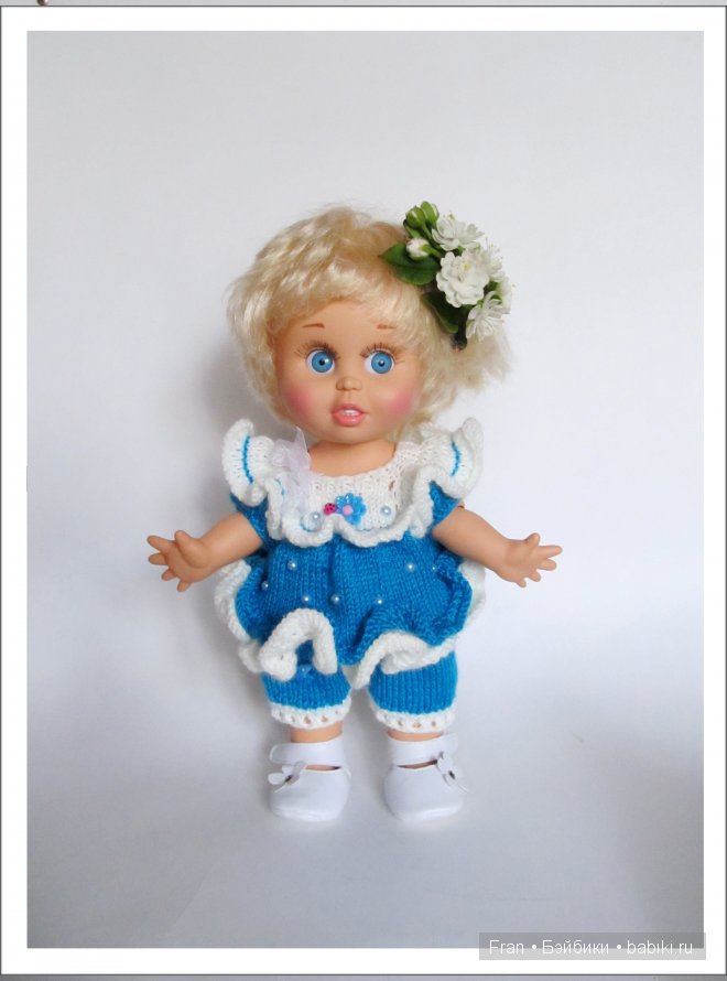 Вязалочки на кукол Galoob baby Face 3 Прощание с летом (фото 4)