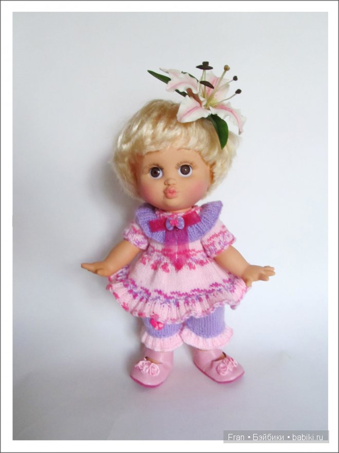 Вязалочки на кукол Galoob baby Face 3 Прощание с летом (фото 7)