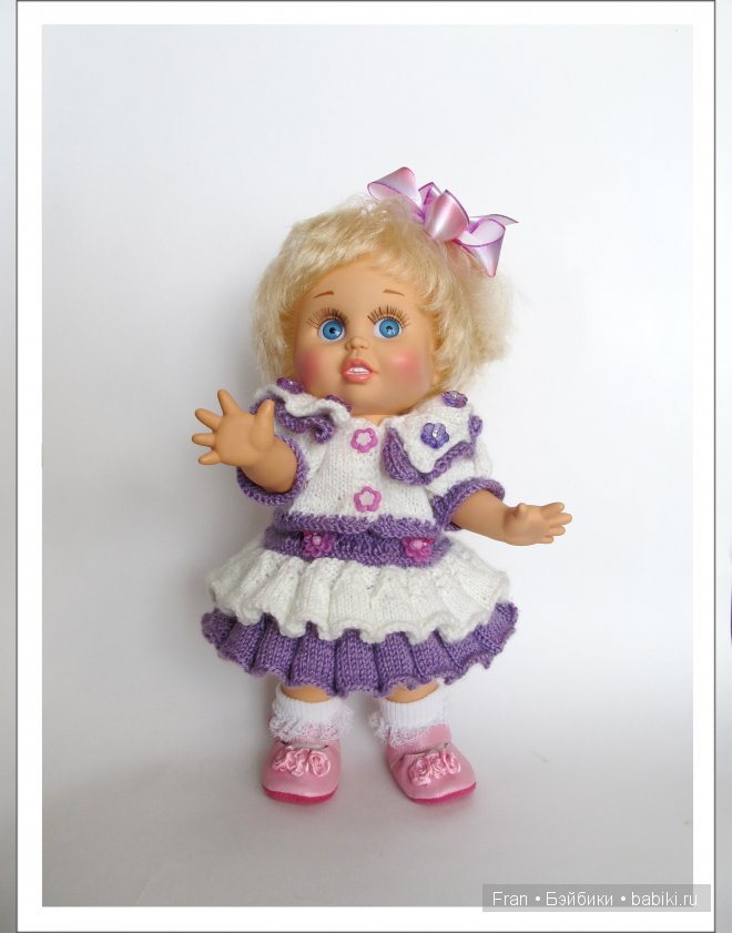 Вязалочки на кукол Galoob baby Face 3 Прощание с летом (фото 3)