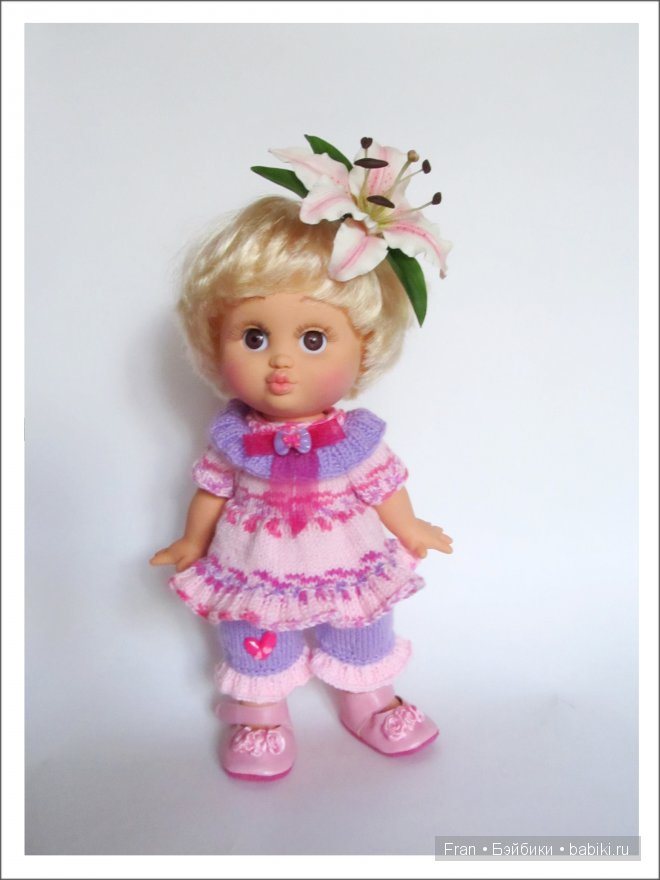 Вязалочки на кукол Galoob baby Face 3 Прощание с летом (фото 9)