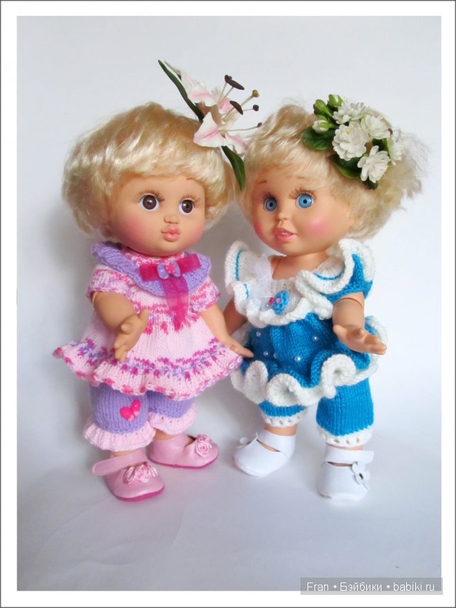 Вязалочки на кукол Galoob baby Face 3 Прощание с летом (фото 10)