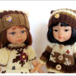 Вязаные наряды для моих Паолочек (Paola Reina)