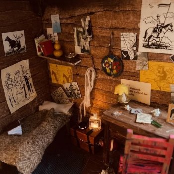 Миниатюрная спальня ковбоя