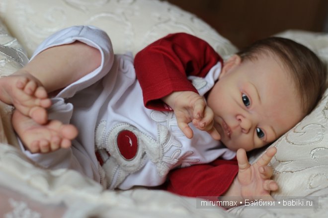 Новорожденный мылыш. Кукла реборн Наталии Размысловой (фото 5)