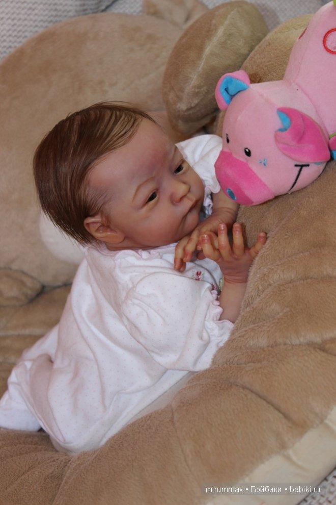 Нежная кроха реборн Асенька (фото 10)