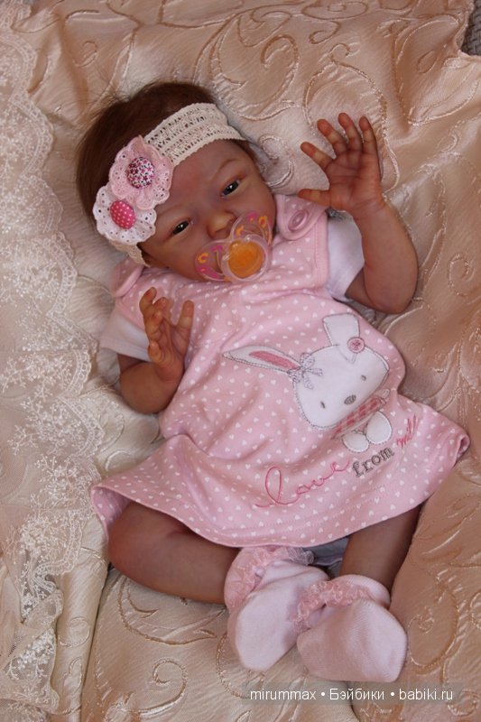 Нежная кроха реборн Асенька (фото 3)