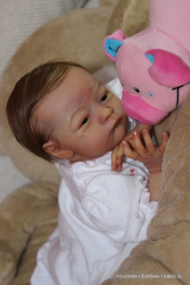 Нежная кроха реборн Асенька (фото 9)