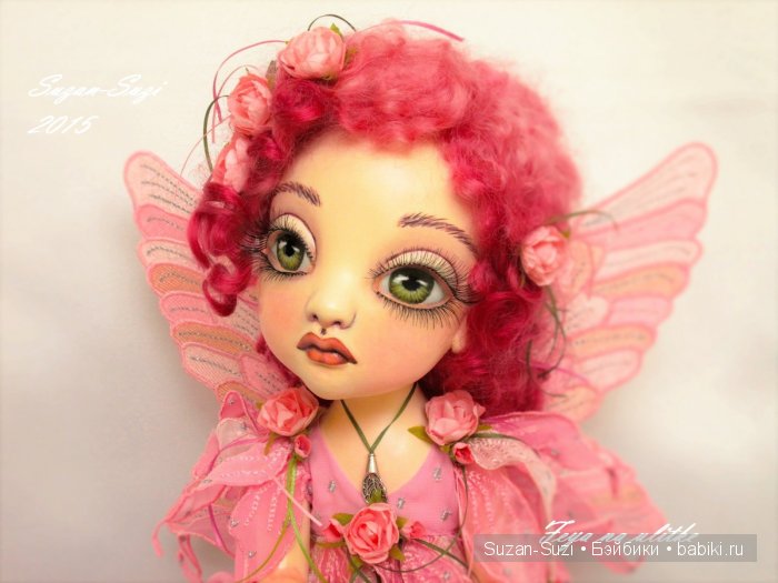 Фея на улитке в розовом. Создана на заказ (фото 4)