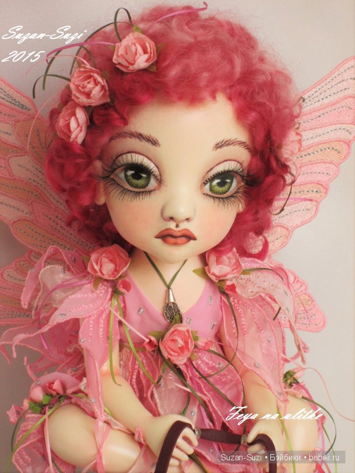 Фея на улитке в розовом. Создана на заказ (фото 5)