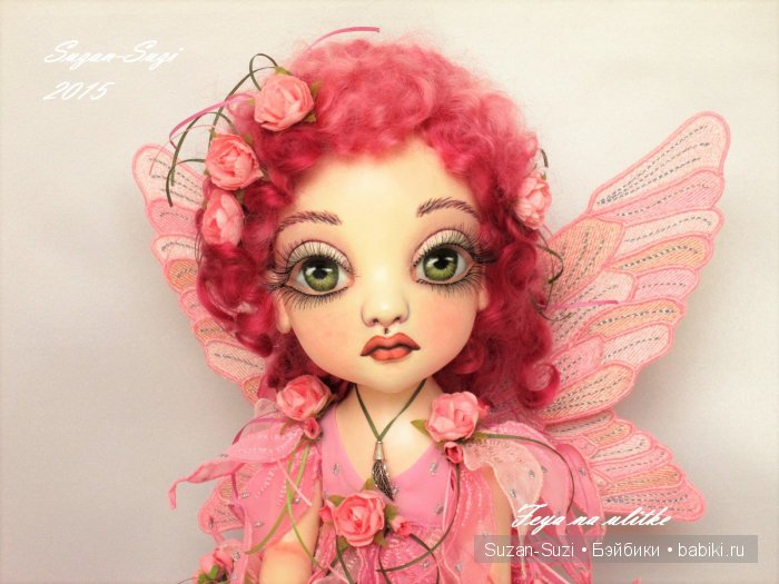 Фея на улитке в розовом. Создана на заказ (фото 3)