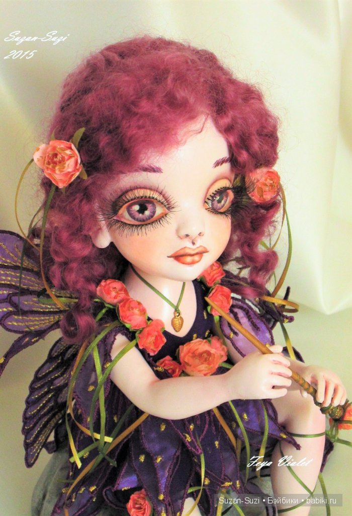 Фея Вайлет. Создана на заказ по желанию заказчицы (фото 6)